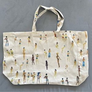 Maxi tote bag Sezane x G. Kero